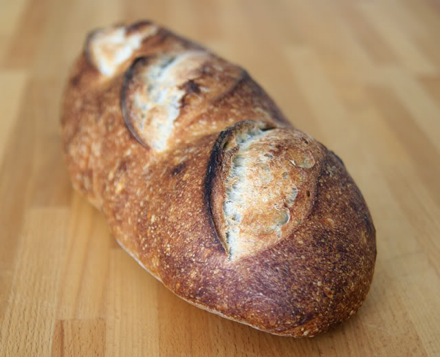 Белый хлеб на жидкой закваске