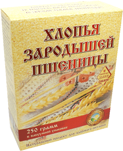 Хлопья зародышей пшеницы "Витазар" / 250 г
