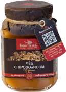 Мёд цветочный с прополисом (противовирусный) "Берестов А.С. Избранное." / 500 г
