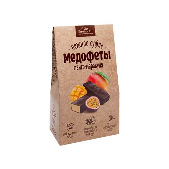 Медофеты - нежное суфле манго-маракуйя "Берестов А.С." / 150 г