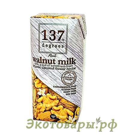 Молоко из грецкого ореха "137 Degrees" Тайланд / 180 мл