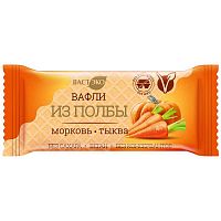 Вафли из полбы "Морковь-тыква" (без сахара и фруктозы) "Вастэко" / 30 г