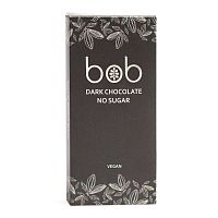 Шоколад низкоуглеводный тёмный фундучный (raw / vegan / без сахара) "Bob" / 50 г
