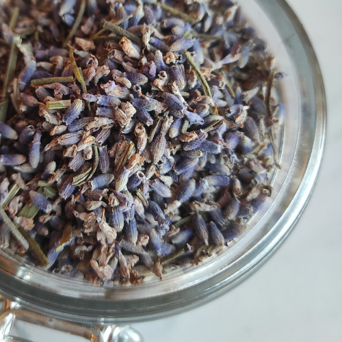 Лаванда сушеная соцветия (горный Крым) "Чаир" / банка с замком 30 г фото 2