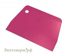 Скребок пекарский пластиковый для работы с тестом (жёсткий) SN4056 (133х95)