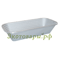 Форма литая для выпечки и расстойки (прямоугольная, узкая) (285х135х65 мм)