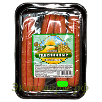 Сосиски пшеничные (постные / vegan) "Нежные" "Высший Вкус" / 300 г