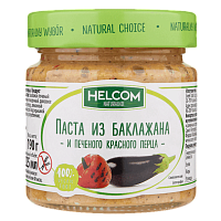 Паста из баклажана и печёного красного перца "Helcom" / 225 мл