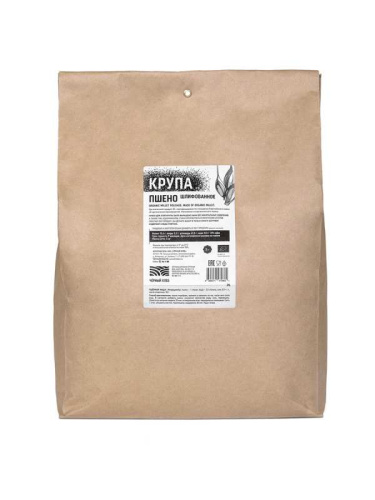 Пшено шлифованное БИО "Чёрный Хлеб" / 5 кг Пшено шлифованное БИО "Чёрный Хлеб" / 5 кг