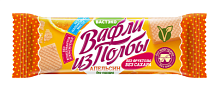 Вафли из полбы - "Апельсин" (без сахара и фруктозы) "Вастэко" / 15 г