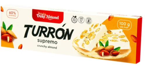 Туррон - нуга с миндалем "Duke Almond" / 100 г фото 2