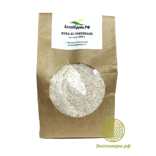 Мука из тритикале цельнозерновая "Алтайкрупа" / 1 кг Мука из тритикале цельнозерновая "Алтайкрупа" / 1 кг