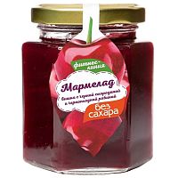 Мармелад из вишни и чёрной смородины (без сахара, на пектине) "Сам бы ел" / 200 г
