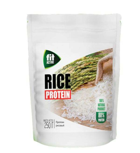 Рисовый протеин (изолят белка 80%) "Fit Active" / 250 г
