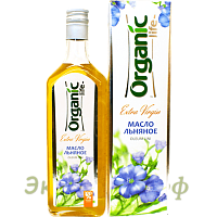 Масло льняное холодного отжима "Organic Altay" / 500 мл