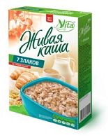 Живая каша из пророщенного зерна и хлопьев 7 злаков "Vita" / 300 г