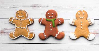 Имбирные пряники — новогодние печенья с глазурью