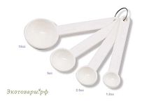Ложки мерные пластиковые. Набор из 4 шт. (1,25-4мл)