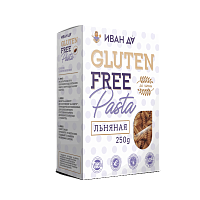 Макароны льняные спиральки (без глютена) "Иван Да" / 250 г