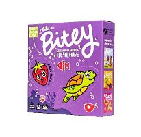 Безглютеновое печенье "Клубника" (без сахара) "Bitey" / 125 г