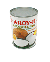 Сливки кокосовые (жирн.21%) "Aroy-D" Тайланд / 560 мл