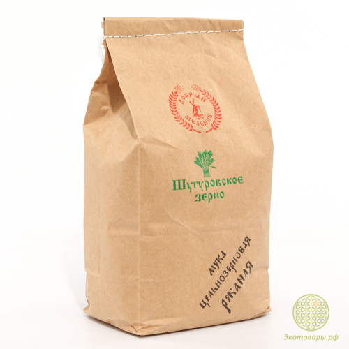 Мука ржаная цельнозерновая (тонкого помола) Шугуровская "Добрый мельник" / 2 кг