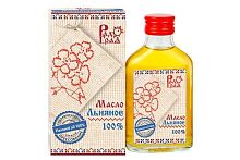 Масло льняное холодного отжима (методом прессования) "Радоград" / 100 мл