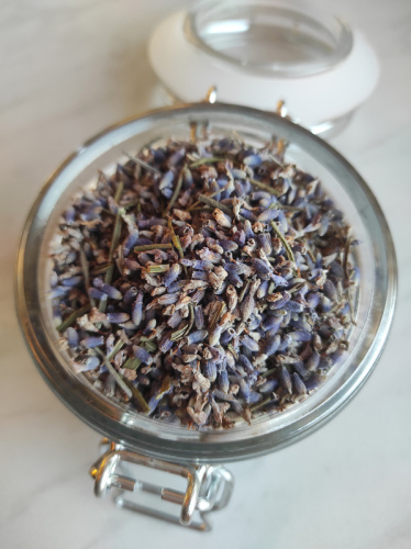 Лаванда сушеная соцветия (горный Крым) "Чаир" / банка с замком 30 г