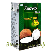 Молоко кокосовое (жирн.18%) "Aroy-D" Тайланд / 1 л