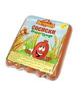 Сосиски пшеничные (постные / vegan) "Био-Дар" "Вегановъ" / 1 уп.