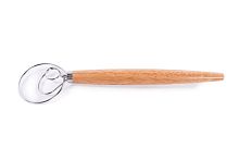 Датский венчик для замеса теста с деревянной ручкой (33х8 см)