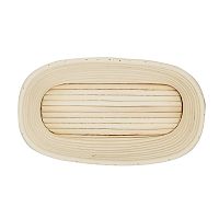 Форма для расстойки теста из ротанга 26х16х7,5 (овальная корзинка)