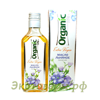 Масло льняное холодного отжима "Organic Altay" / 250 мл
