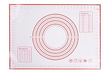 Коврик силиконовый с разметкой, для раскатки теста и выпечки (-40С/+230С) / 60х40 см