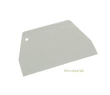 Скребок пекарский пластиковый для работы с тестом (жёсткий) SN4051 (194х127)