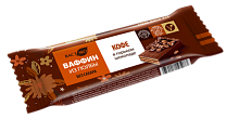 Вафли из полбы - "Кофе в горьком шоколаде" (без сахара и фруктозы) "Вастэко" / 26 г