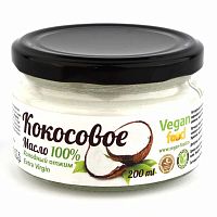 Кокосовое масло Extra Virgin "Vegan Food" / 200 мл