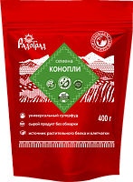 Семена конопли пищевой "Радоград" / 400 г