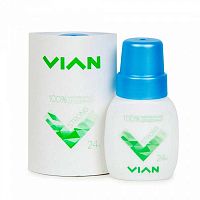 Дезодорант шариковый натуральный на основе квасцов STRONG "VIAN" / 50 мл