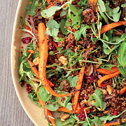 Рецепт из красной киноа с запеченной морковью