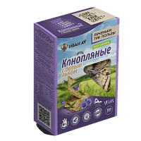 Печенье конопляное с белым льном (без сахара) "Иван да Печенька" / 150 г